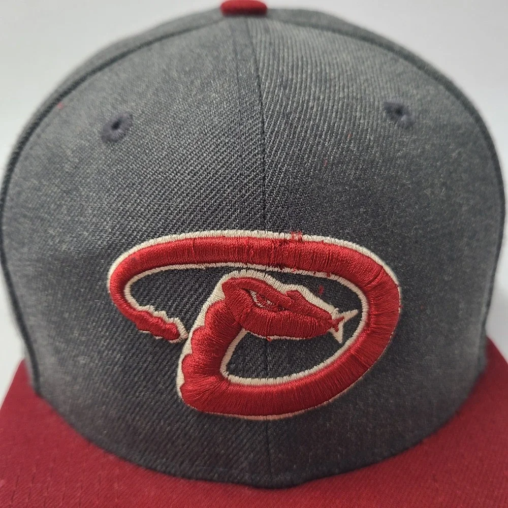 Arizona Diamondbacks Hat Snapback 9Fifty New Era Grey Red MLB‎ Wool Blend Men